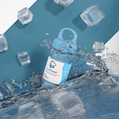 Original CoolTowel™ Bottle Blue