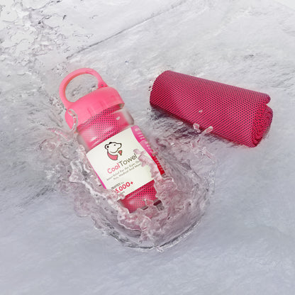 Original CoolTowel™ Bottle Pink