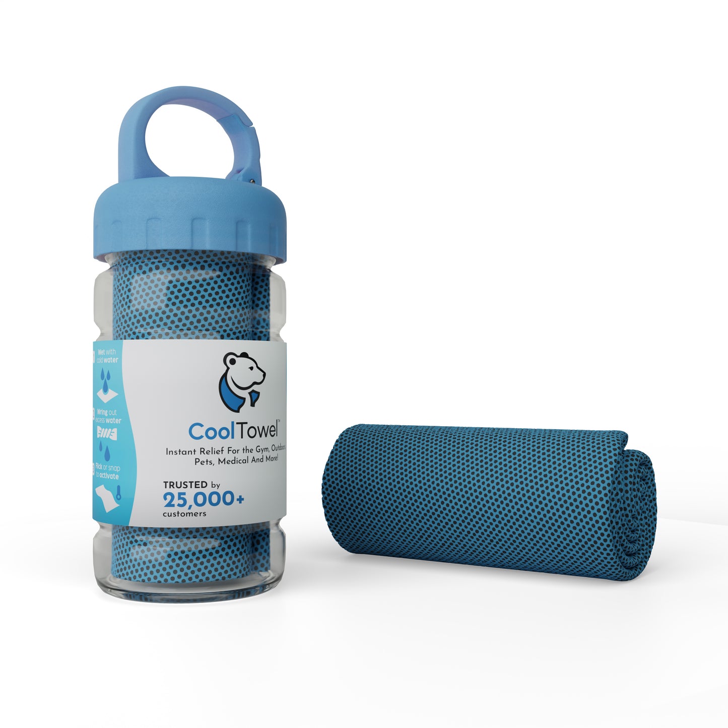 Original CoolTowel™ Bottle Blue