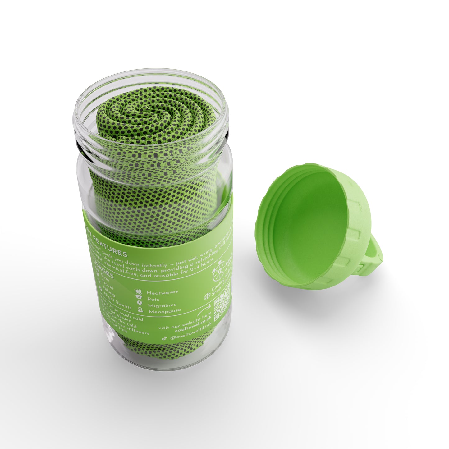 Original CoolTowel™ Bottle Green