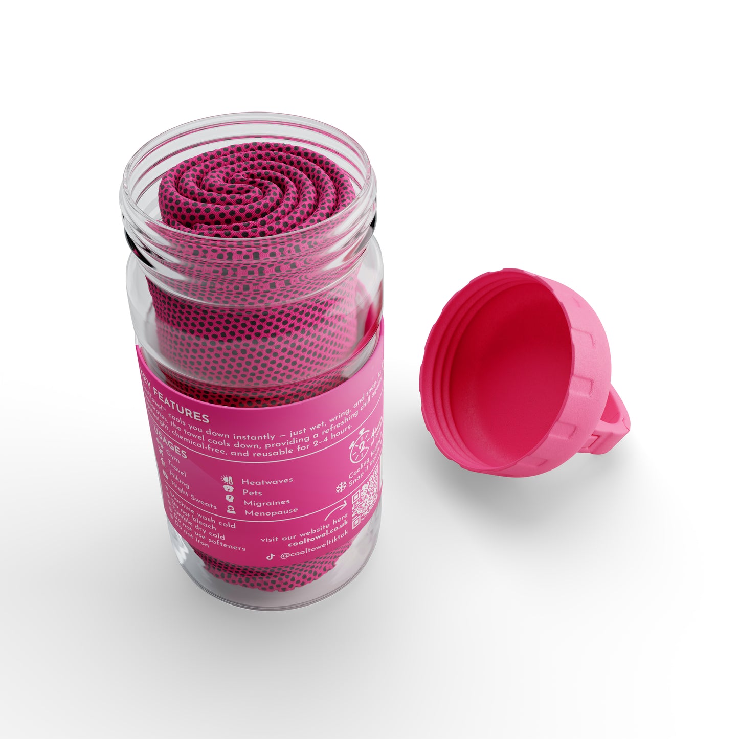 Original CoolTowel™ Bottle Pink