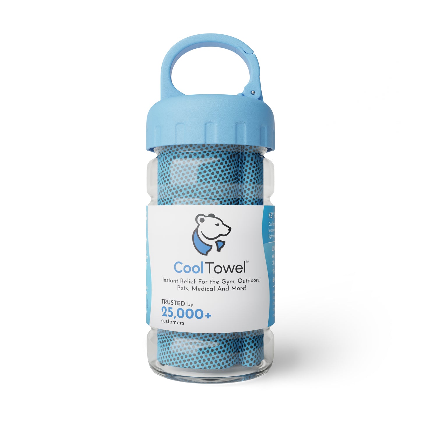 Original CoolTowel™ Bottle Blue