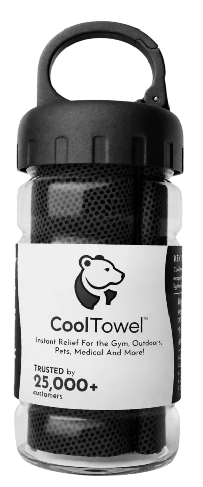 Original CoolTowel™ Bottle Black