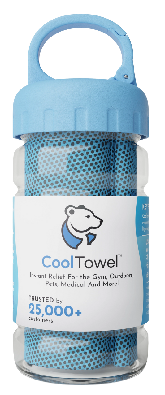 Original CoolTowel™ Bottle Blue