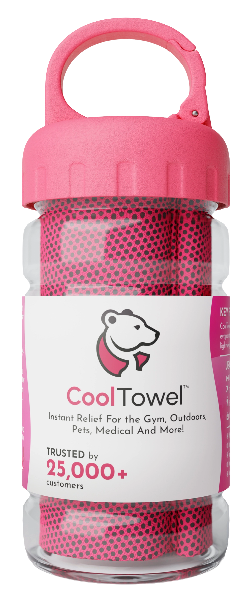 Original CoolTowel™ Bottle Pink