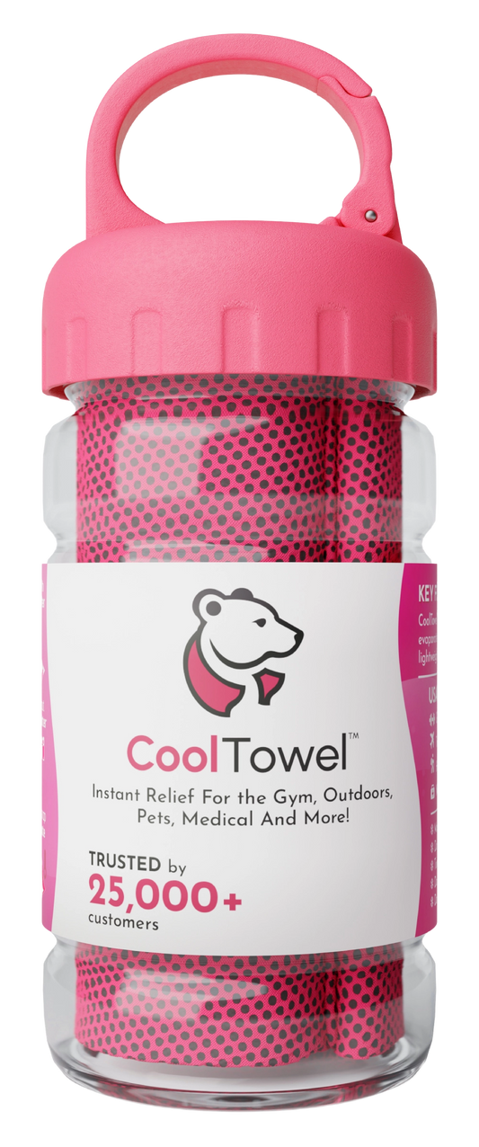 Original CoolTowel™ Bottle Pink